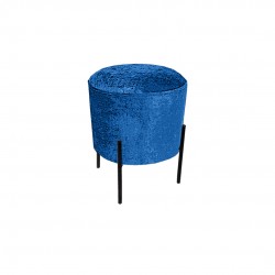 Puf Yuvarlak (Çelik Ayak) - Mavi Puf Yuvarlak (Çelik Ayak) - Mavi