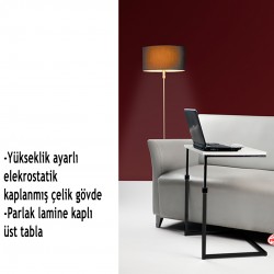 Notebook Sehpasi  Büyük Boy  (Yükseklik Ayarlı) - Atlantik Çam Notebook Sehpasi  Büyük Boy  (Yükseklik Ayarlı) - Atlantik Çam