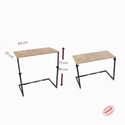 Notebook Sehpasi  Büyük Boy  (Yükseklik Ayarlı) - Atlantik Çam Notebook Sehpasi  Büyük Boy  (Yükseklik Ayarlı) - Atlantik Çam