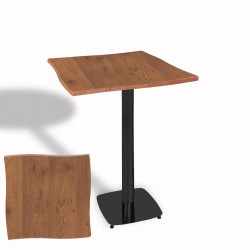 Dalgalı Kare Bistro Wermodin Masa 67x67 cm Tokyo Serisi (ESB) - Novagento