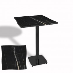 Dalgalı Kare Bistro Wermodin Masa 67x67 cm Tokyo Serisi (ESB) - Palazzo