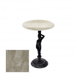 Bistro Döküm Ayak Çipa Angel Masa -  (Werzalit, Wermodin ve Allzalit Tabla 60 cm çap) - Irony