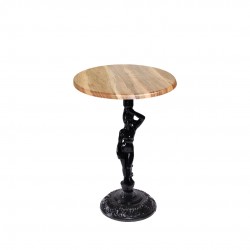 Bistro Döküm Masa (Çipa Angel Werzalit Yuvarlak Q 60cm)  - Indiana Wood Bistro Döküm Masa (Çipa Angel Werzalit Yuvarlak Q 60cm)  - Indiana Wood