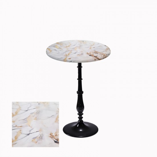 Bistro Döküm Ayak Çipa-6006 Masa - (Werzalit, Wermodin ve Allzalit Tabla 70 cm çap) - Gold Bistro Döküm Ayak Çipa-6006 Masa - (Werzalit, Wermodin ve Allzalit Tabla 70 cm çap) - Gold