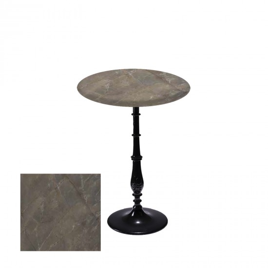 Bistro Döküm Ayak Çipa-6006 Masa -  (Werzalit, Wermodin ve Allzalit Tabla 60 cm çap) - Halong