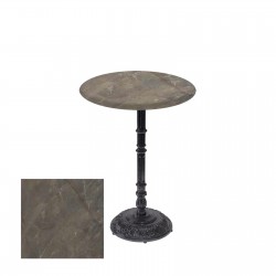 Bistro Döküm Ayak Çipa-6075 Masa -  (Werzalit, Wermodin ve Allzalit Tabla 70 cm çap) - Halong