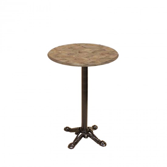 Bistro Döküm Ayak Çipa Masa - (Werzalit, Wermodin ve Allzalit Tabla 60 cm çap) - Edgy Wood Bistro Döküm Ayak Çipa Masa - (Werzalit, Wermodin ve Allzalit Tabla 60 cm çap) - Edgy Wood
