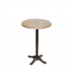 Bistro Döküm Masa (Çipa Werzalit Yuvarlak Q 60cm)  - Maracaibo Bistro Döküm Masa (Çipa Werzalit Yuvarlak Q 60cm)  - Maracaibo