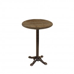 Bistro Döküm Masa (Çipa Werzalit Yuvarlak Q 60cm)  - Canyon Hidalgo