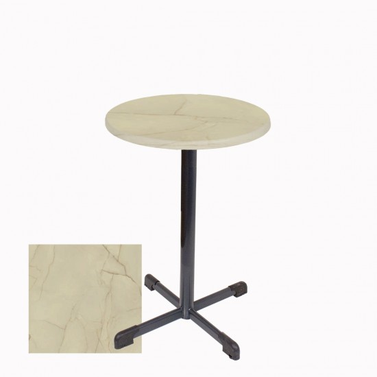 Bistro Masa (Halley Werzalit Yuvarlak 60cm) - Golden Marble