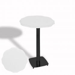 Papatya Bistro Wermodin Masa Yuvarlak 67 cm (ESB) - Beyaz