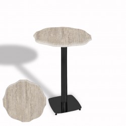 Papatya Bistro Wermodin Masa Yuvarlak 67 cm (ESB) - Monaco