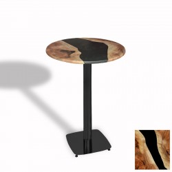 Bistro Masa Tokyo ESB - (Werzalit, Wermodin ve Allzalit Tabla 60 cm çap) - Epoxy