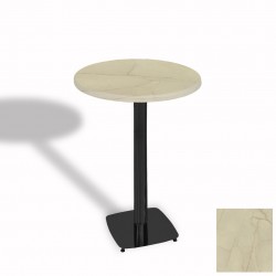 Tokyo Bistro Werzalit Masa Yuvarlak 60 cm - Golden Marble