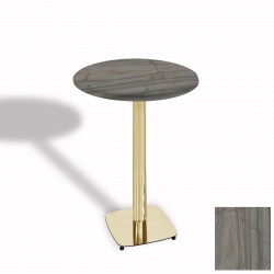 Tokyo Bistro Werzalit Masa Yuvarlak 60 cm (Gold) - Magma