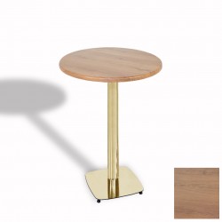 Tokyo Bistro Werzalit Masa Yuvarlak 60 cm (Gold) - Novagento