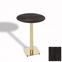 Tokyo Bistro Werzalit Masa Yuvarlak 60 cm (Gold) - Rocked