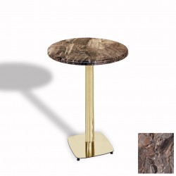 Tokyo Bistro Werzalit Masa Yuvarlak 60 cm (Gold) - Sydney