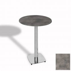 Tokyo Bistro Werzalit Masa Yuvarlak 60 cm (Kromnikel) - Copperfeid