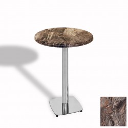 Tokyo Bistro Werzalit Masa Yuvarlak 60 cm (Kromnikel) - Sydney