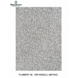 Flament Lux Döşemelik Kumaş - 20 Gri Kırçıllı (Beyaz)