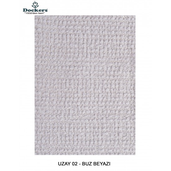 Uzay / Galaxy Lux Döşemelik Kumaş - 02 Buz Beyazı