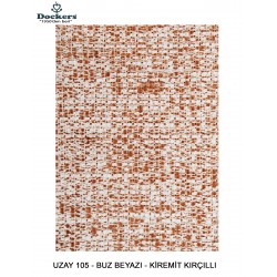 Uzay / Galaxy Lux Döşemelik Kumaş - 105 Buz Beyazı - Kırçıllı Kiremit