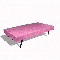 Best Yataklı Çelik İskelet Sünger Kanepe (Keten Kumaş) - Pembe Best Yataklı Çelik İskelet Sünger Kanepe (Keten Kumaş) - Pembe