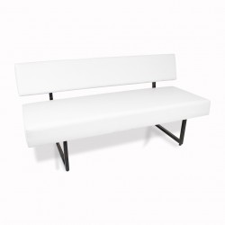 Pratik 3lü Ofis Koltuğu (Deri) - Beyaz Pratik 3lü Ofis Koltuğu (Deri) - Beyaz