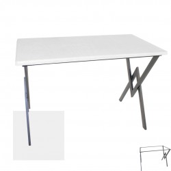 Anemon – Mutfak Masası (Werzalit, Allzalit, Vermodin Tabla 80x120) – Beyaz