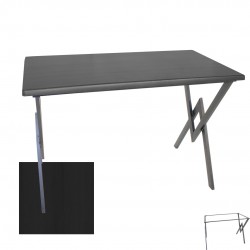 Anemon – Mutfak Masası (Werzalit, Allzalit, Vermodin Tabla 80x140) – Siyah Anemon – Mutfak Masası (Werzalit, Allzalit, Vermodin Tabla 80x140) – Siyah