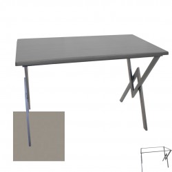 Anemon Mutfak Masası 80x120 (Werzalit, Wermodin ve Allzalit Tabla) - Koyu Gri