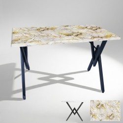Anemon Mutfak Masası 80x140 (Werzalit, Wermodin ve Allzalit Tabla) - Gold