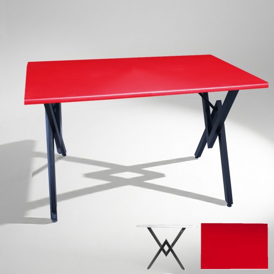 Anemon Mutfak Masası 70x120 (Werzalit, Wermodin ve Allzalit Tabla) - Kırmızı Anemon Mutfak Masası 70x120 (Werzalit, Wermodin ve Allzalit Tabla) - Kırmızı