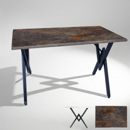 Anemon Mutfak Masası 70x120 (Werzalit, Wermodin ve Allzalit Tabla) - Metalic Oxid 3 Anemon Mutfak Masası 70x120 (Werzalit, Wermodin ve Allzalit Tabla) - Metalic Oxid 3