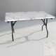 Banket Katlanır Masa (Werzalit, Allzalit. Vermodin Tabla 80x140) - Afyon mermer