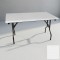Banket Katlanır Masa (Werzalit, Allzalit. Vermodin Tabla 80x140) - Beyaz