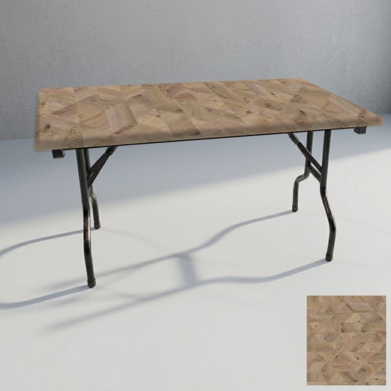 Banket Katlanır Masa (Werzalit, Allzalit. Vermodin Tabla 80x140) - Edgy Wood