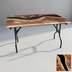Banket Katlanır Masa (Werzalit, Allzalit. Vermodin Tabla 80x140) - Epoxy