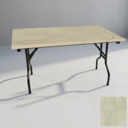 Banket Katlanır Masa (Werzalit, Allzalit. Vermodin Tabla 80x140) - Golden Marble