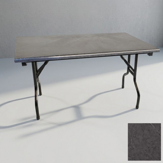 Banket Katlanır Masa (Werzalit, Allzalit. Vermodin Tabla 80x140) - Grey Marble Banket Katlanır Masa (Werzalit, Allzalit. Vermodin Tabla 80x140) - Grey Marble