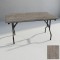 Banket Katlanır Masa (Werzalit, Allzalit. Vermodin Tabla 80x140) - Kahve Oxid