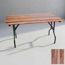 Banket Katlanır Masa (Werzalit, Allzalit. Vermodin Tabla 80x140) - Indiana Wood
