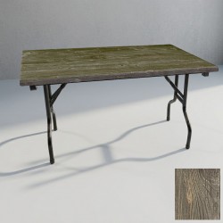 Banket Katlanır Masa (Werzalit, Allzalit. Vermodin Tabla 80x140) - Oldpine