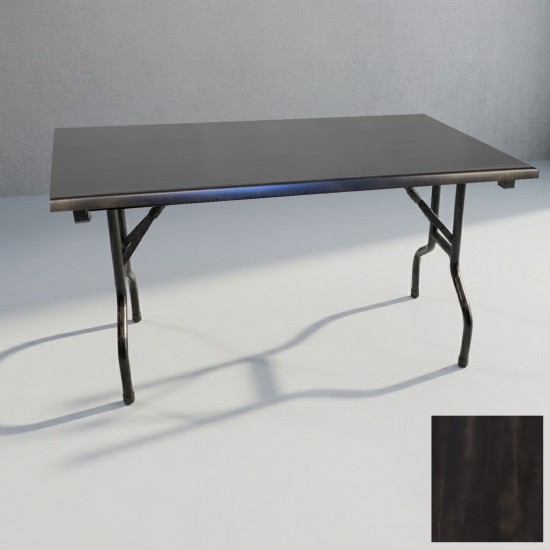 Banket Katlanır Masa (Werzalit, Allzalit. Vermodin Tabla 80x140) - Rocked