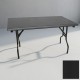 Banket Katlanır Masa (Werzalit, Allzalit. Vermodin Tabla 80x140) - Siyah