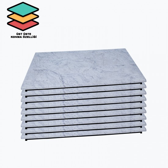 Banket Katlanır Masa (Werzalit, Allzalit. Vermodin Tabla 80x140) - Afyon mermer