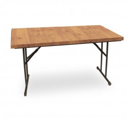 Banket Laminat Masa 80x140 (ESB-SIYAH) - Novacento (Katlanır)