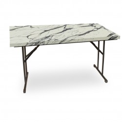 Banket Laminat Masa 80x140 (ESB-SIYAH) - Afyon Marble (Katlanır)