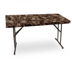 Banket Laminat Masa 80x140 (ESB-SIYAH) - Karacabey Mermer (Katlanır)